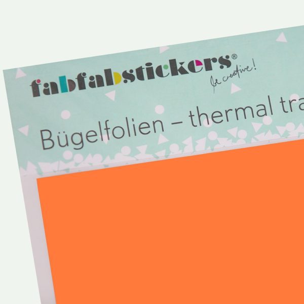 Bügelfolie – orange