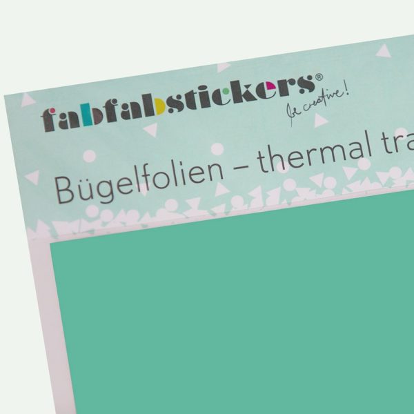Bügelfolie – türkis