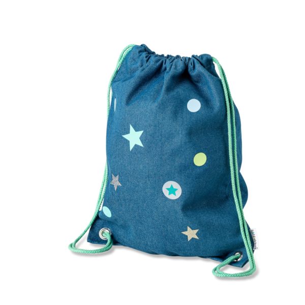 Jeans bag gift set / mix turquoise