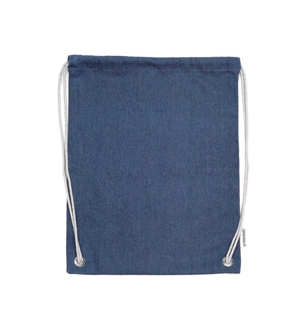 Jeans bag / backpack with gray handles