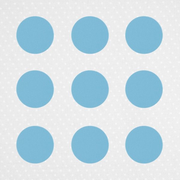 Dots sky blue - iron-on stickers