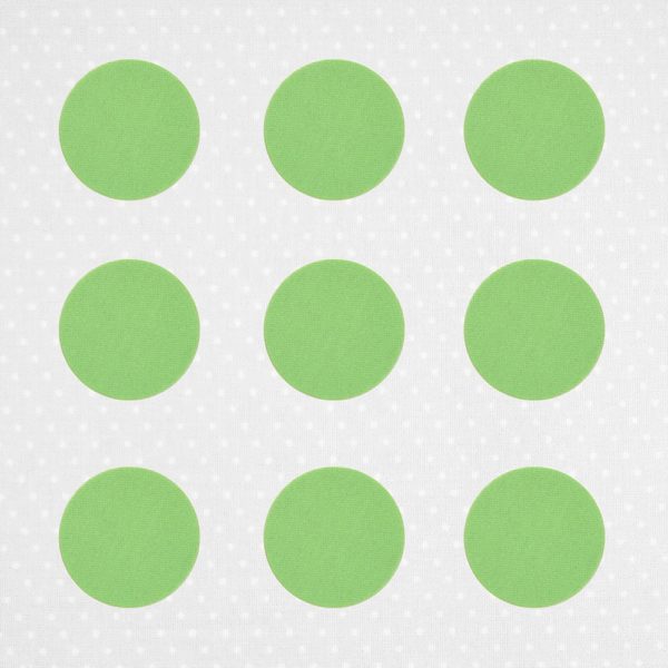 Stippen mogen groen - strijkbare sticker