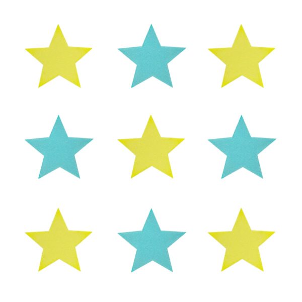 Stars mix 4 - iron-on stickers