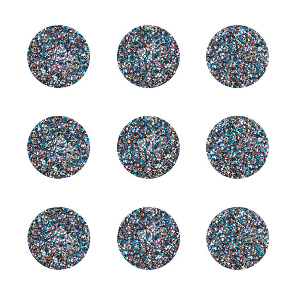 Glitter dots confetti - to glue