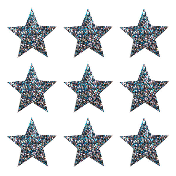 Glitzersterne konfetti – zum Kleben