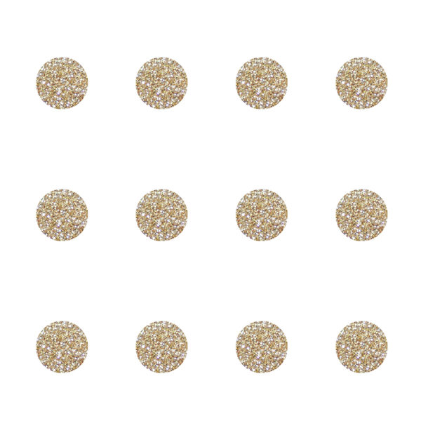 Glitzerpunkte gold – zum Kleben