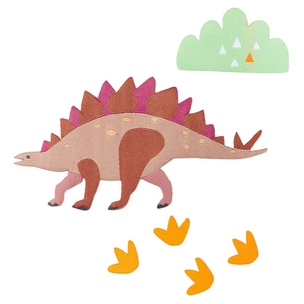 Dino Stegosaurus - om te lijmen