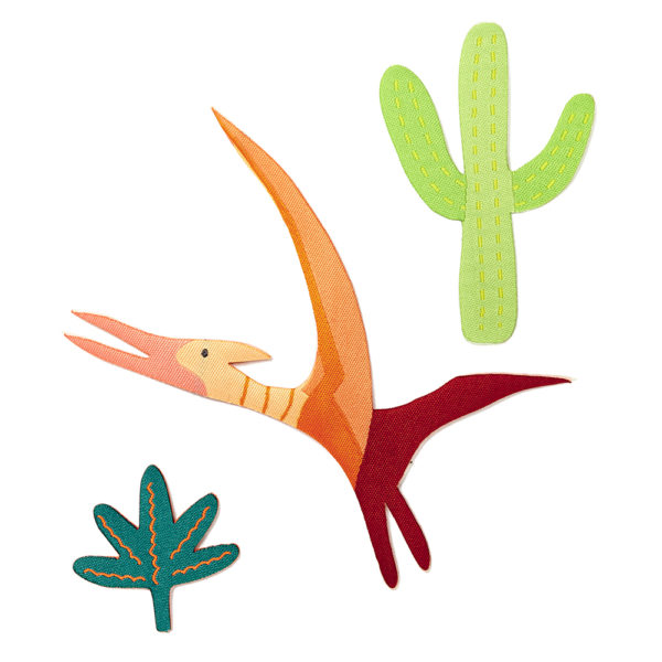 Flying Dino – zum Kleben