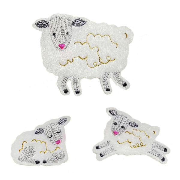Sheep family - for gluing